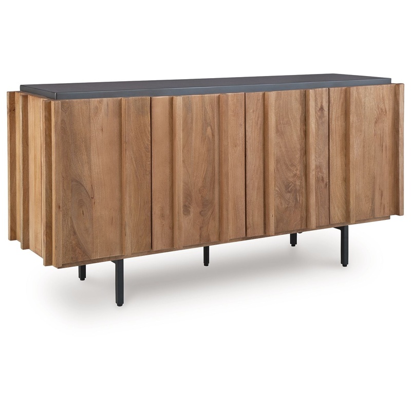 Quintavious – Accent Cabinet – Brown / Charcoal