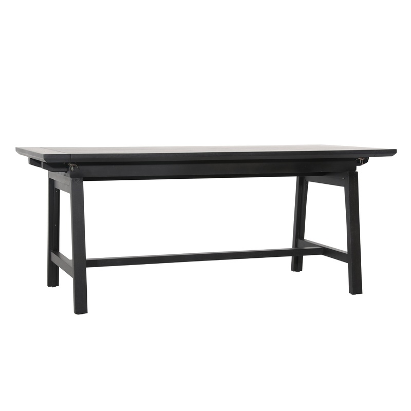 Welters Black Extendable Dining Table