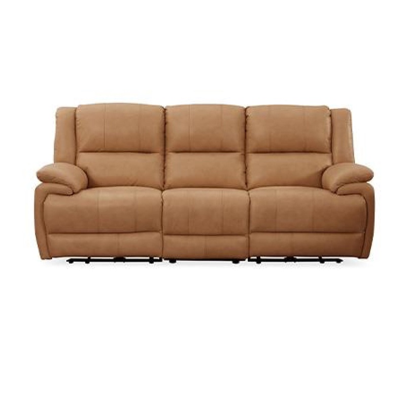 Manwah Power Dual Reclining Leather Sofa – Madrid Canyon