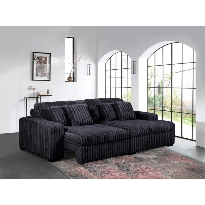 Manwah Presley – 54 LAF Loveseat Chaise – Charcoal