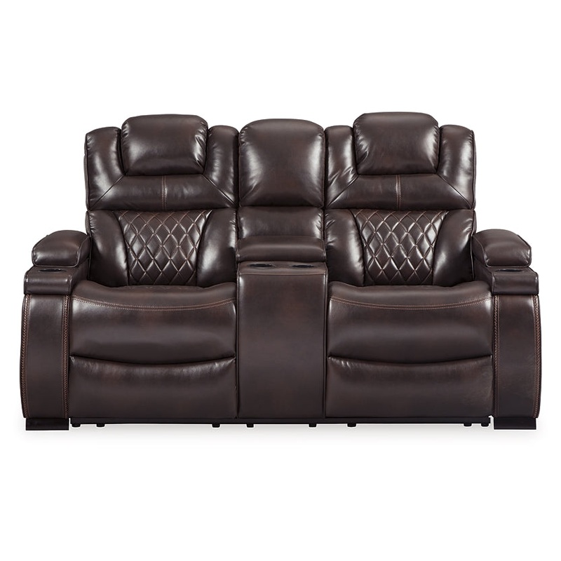 Warnerton Power Reclining Loveseat with Console