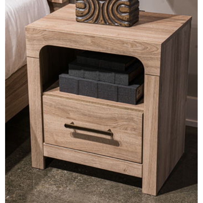 Kinlanni – One Drawer Night Stand – Tan