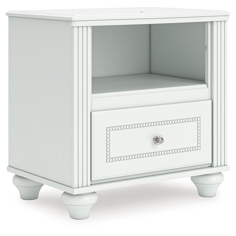 Kozlani – One Drawer Night Stand – White