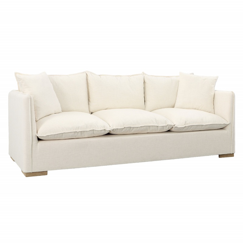 Rachelle Cream Sofa|Cream