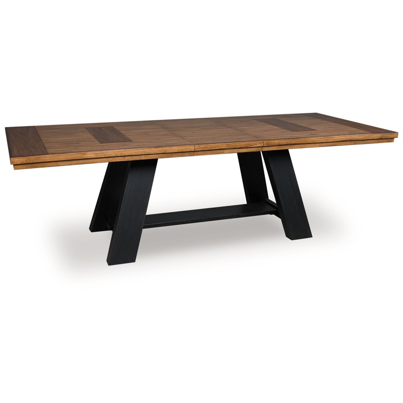Greddinton – Dining Extension Table – Brown / Black