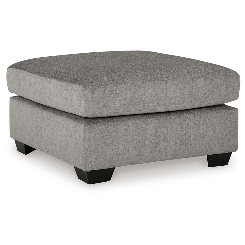 Lanelly – Oversized Accent Ottoman – Alloy