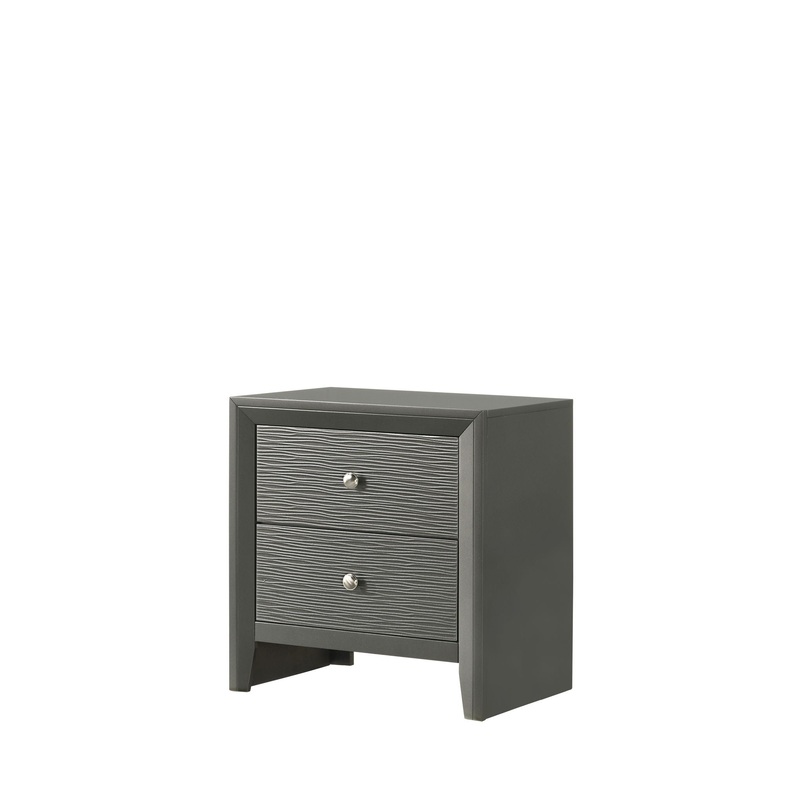 Denker – Nightstand – Gun Metal