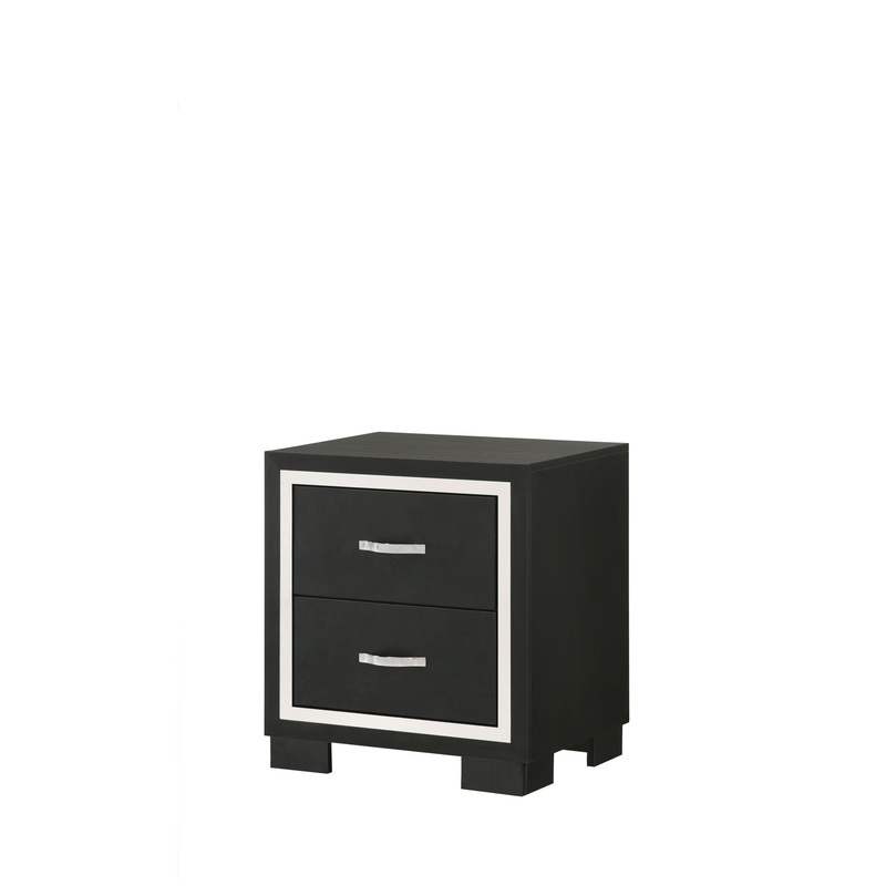 Gennro – Nightstand – Black