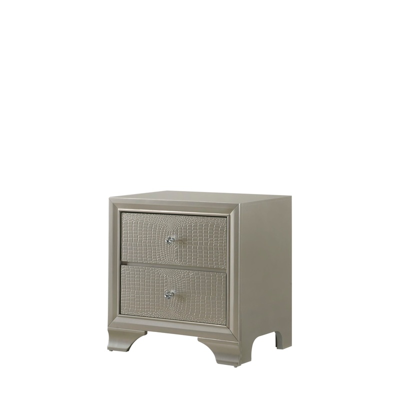 Lyssa – Nightstand|Gray|White