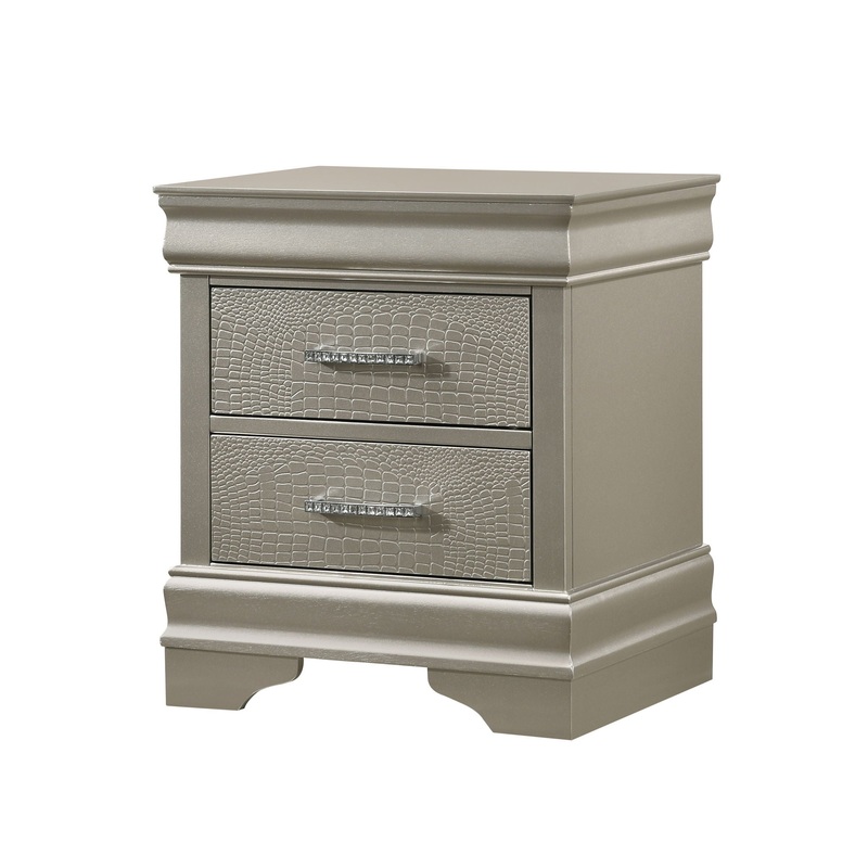 Amalia – Nightstand|Gray|Black|White