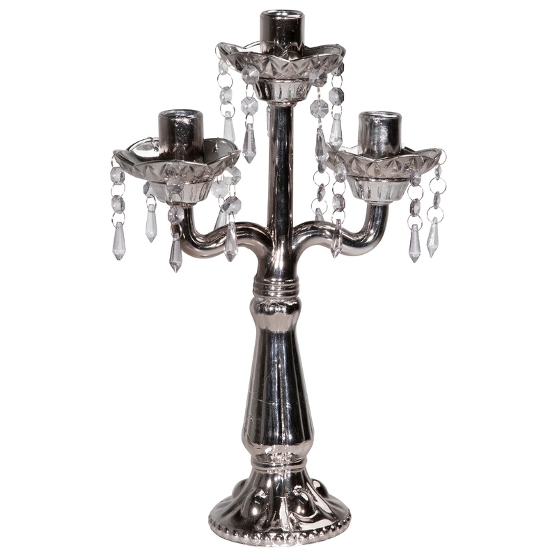 3 Arm Candle Stand Set Of 4|Default Title