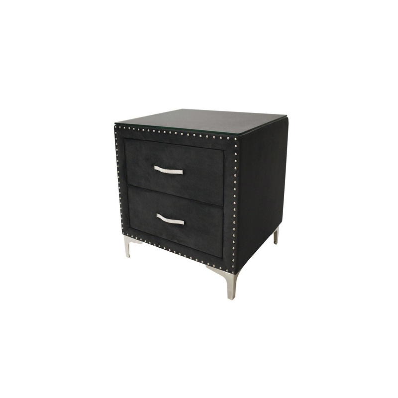 Lucinda – Nightstand|Black