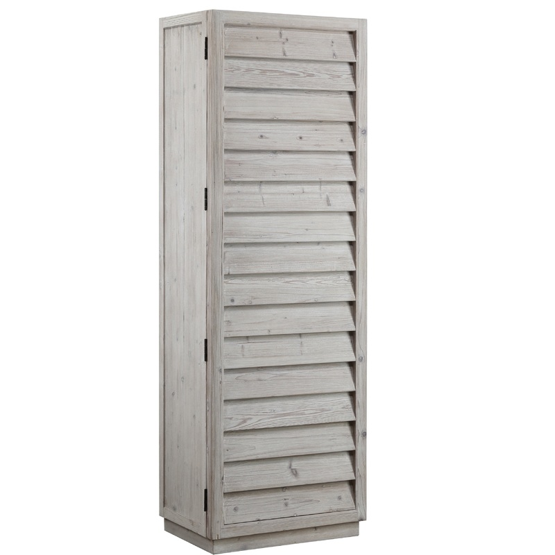 Lawton Light Grey Wash Sealed Finish Cabinet