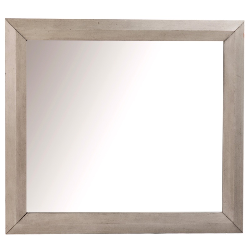 Aldwell Light Grey Wash Sealed Finish Mirror