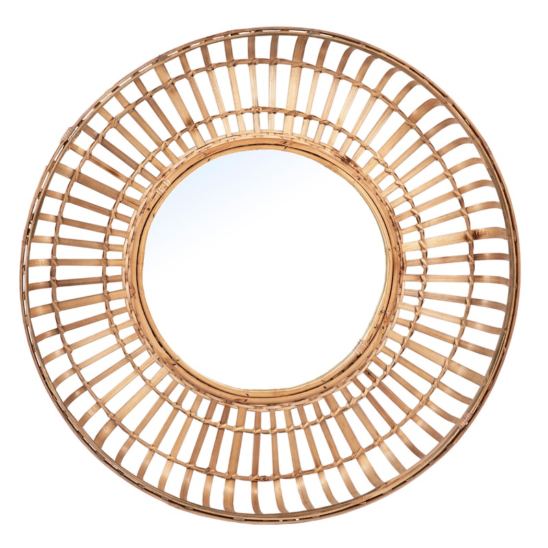 Regal Natural Bamboo Finish Mirror