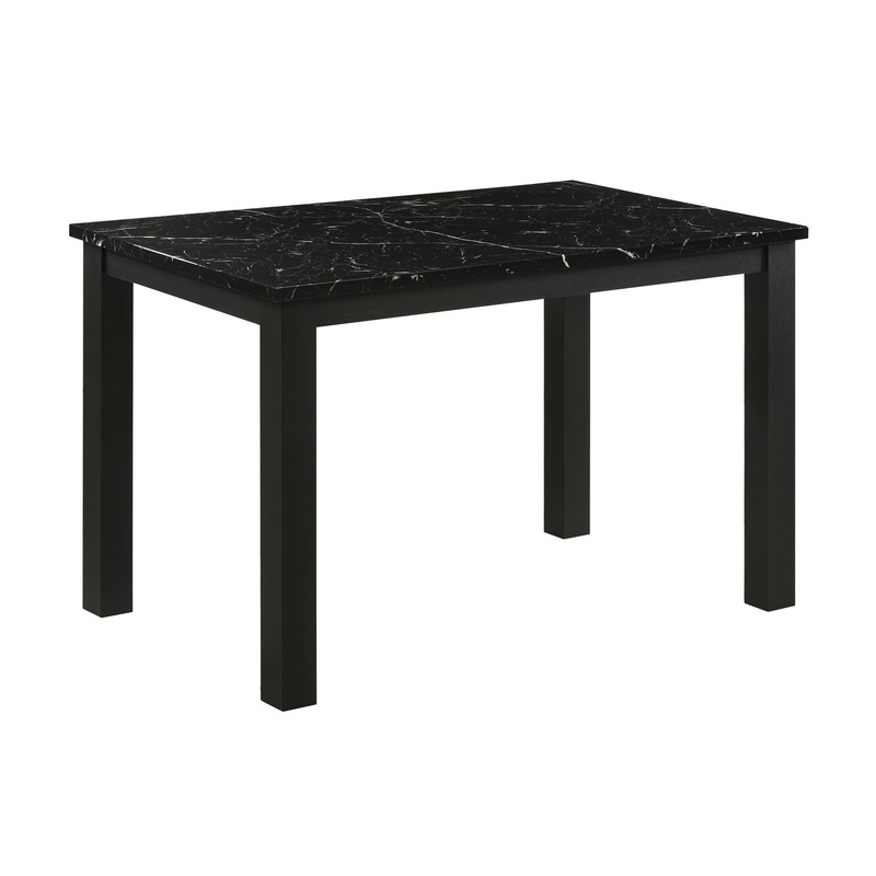Resia – Dining Table|White|Black