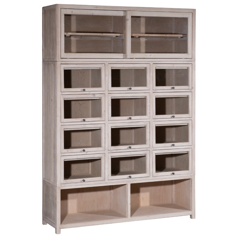 Juniper Light Warm Wash Finish Cabinet