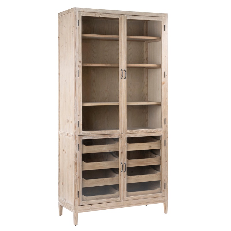 Huntington Natural Pine Finish Cabinet