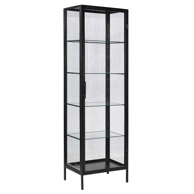 Benito Gunmetal Finish Cabinet
