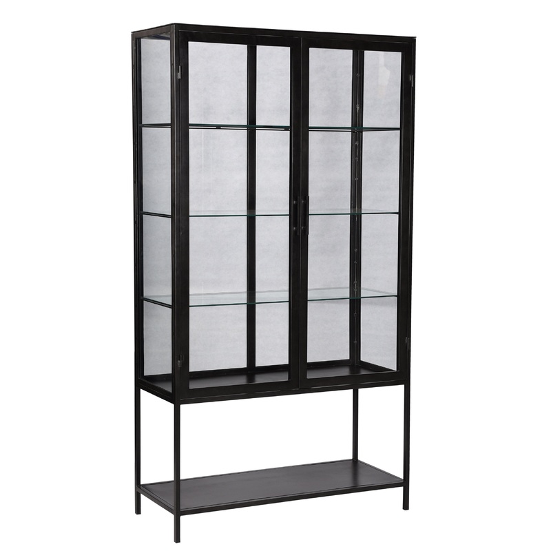 Cardona Gunmetal Finish Cabinet
