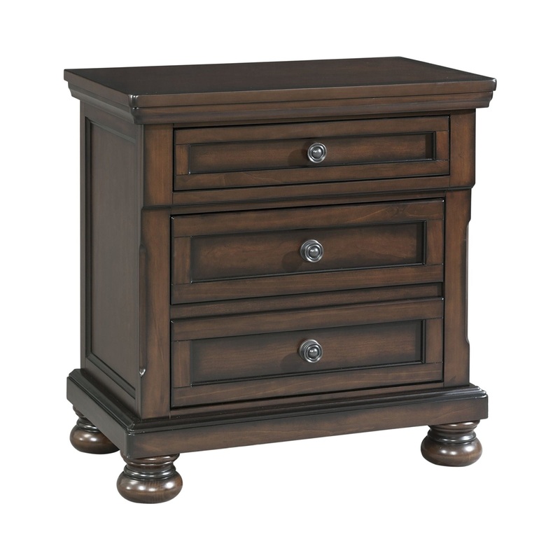 Kingston – Nightstand With Power – Walnut