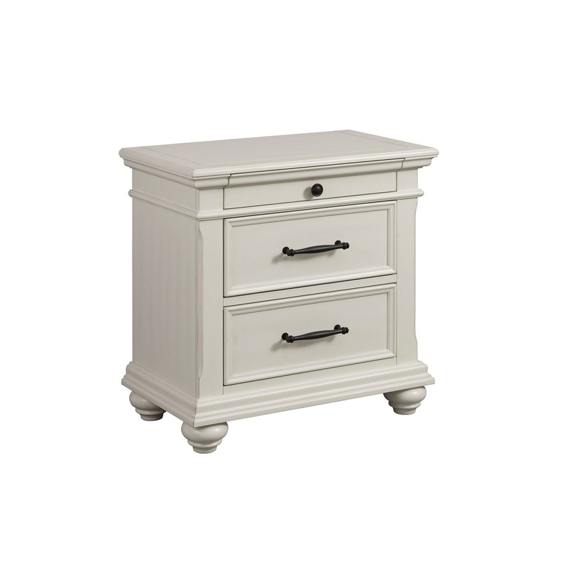 Slater – 3-Drawer Nightstand With Usb Ports
