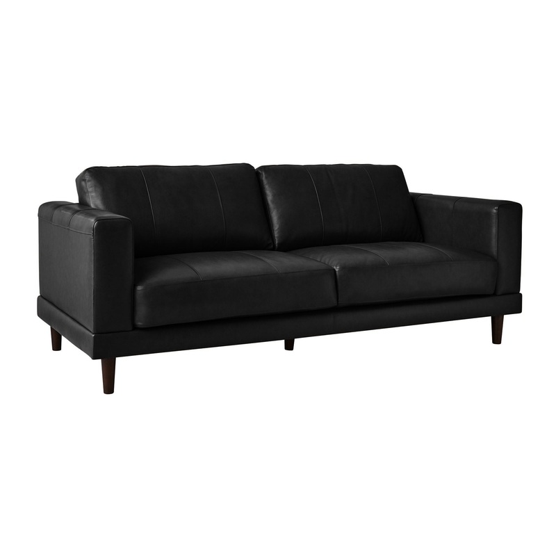 Hampton – Sofa|Black|Dark Brown
