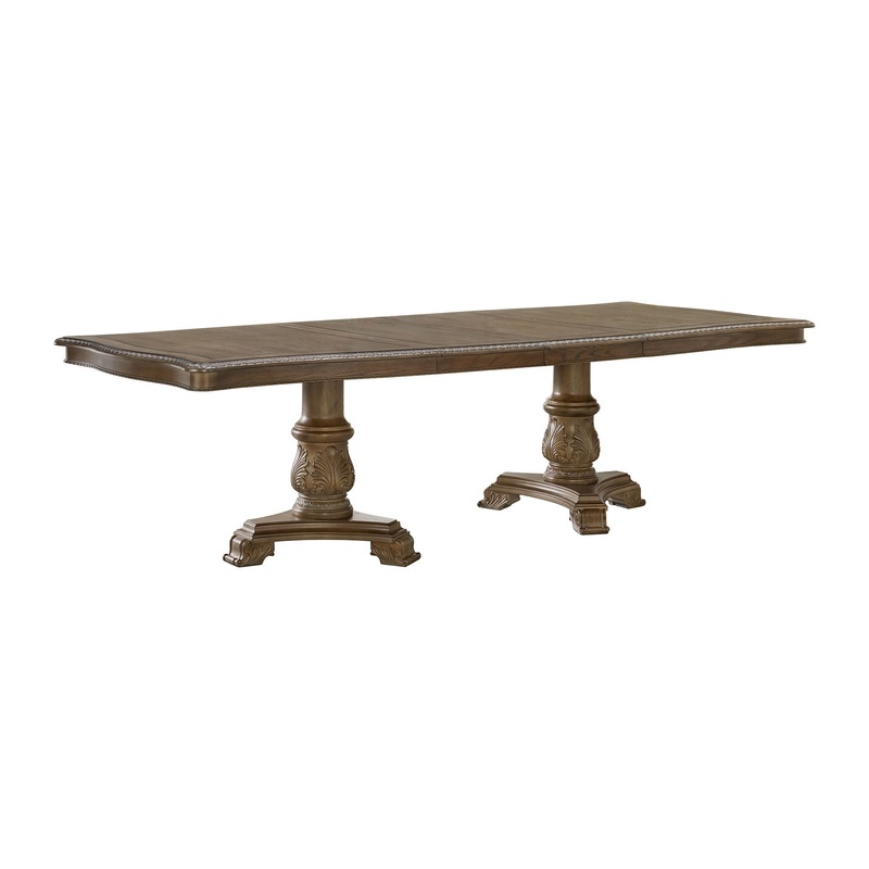 Madison Park – Rectangular Dining Table With 2 Leaves – Walnut