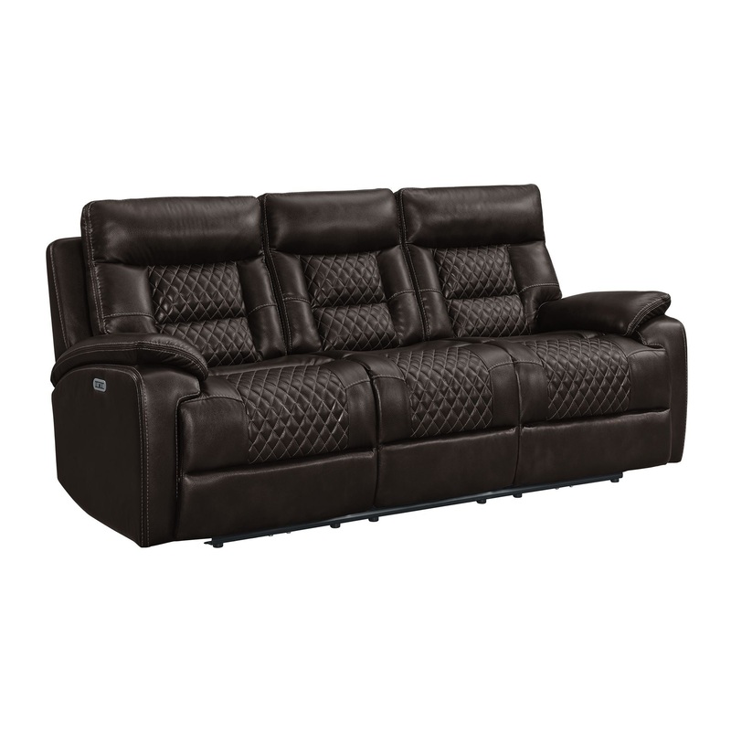 Trinidad – Power Motion Sofa|Dark Brown|Dark Gray