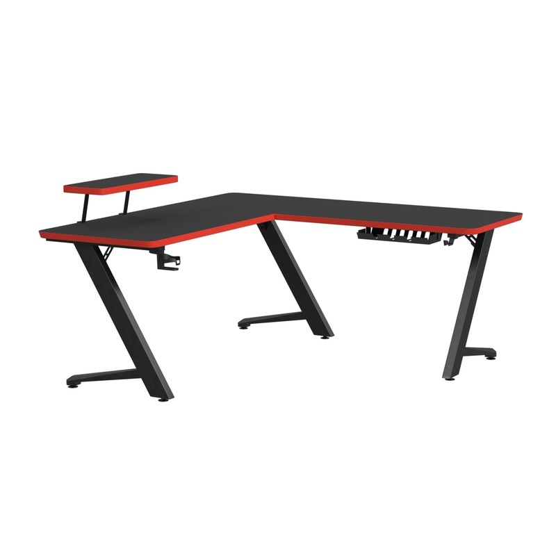 Waterside – L-Shape Desk – Black