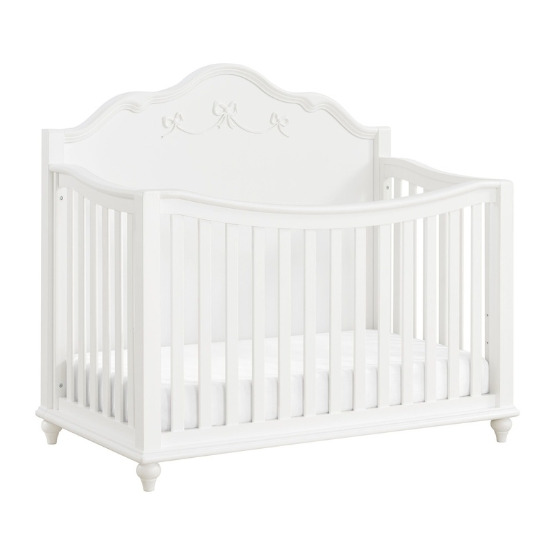 Alana – Crib With Guardrails – White
