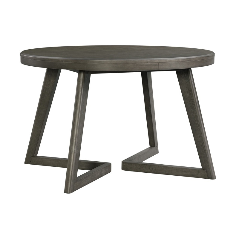 Cross – Round Dining Table – Dark Gray