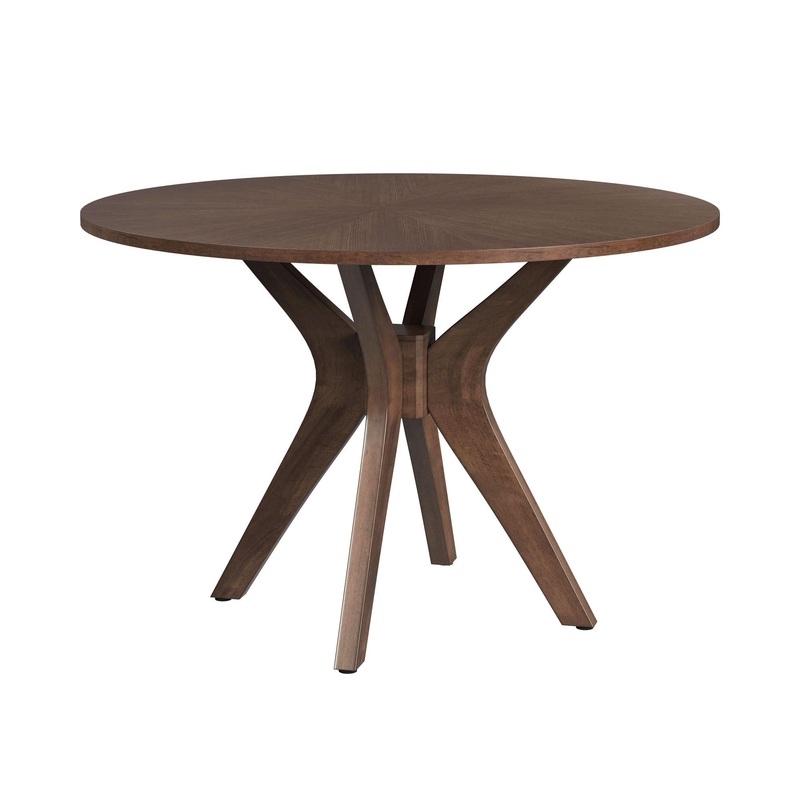 Santa Barbara – Round Dining Table – Walnut
