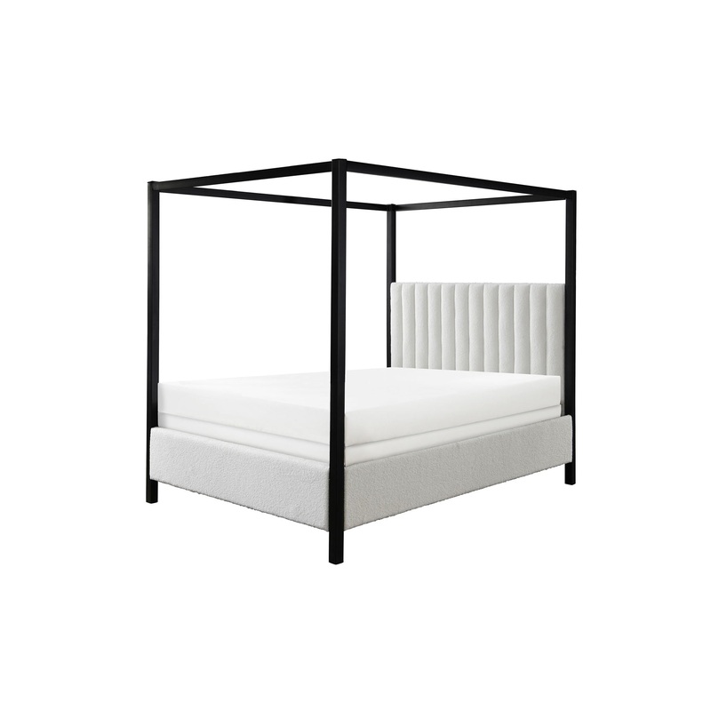 Adalyn – Canopy Bed|White|King