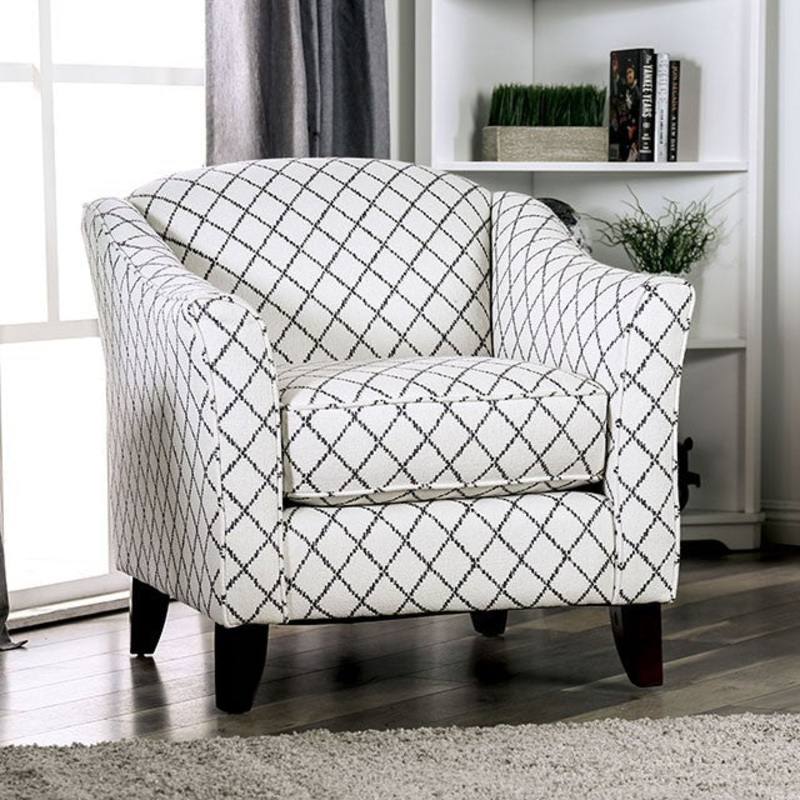 VERNE DIAMOND CHAIR By FURNITURE OF AMERICA SM8330-CH-SQ