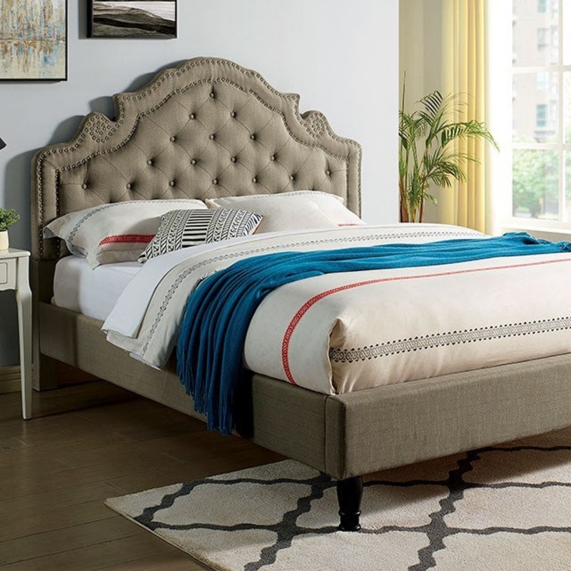 AUBREE BED By FURNITURE OF AMERICA CM7537GY