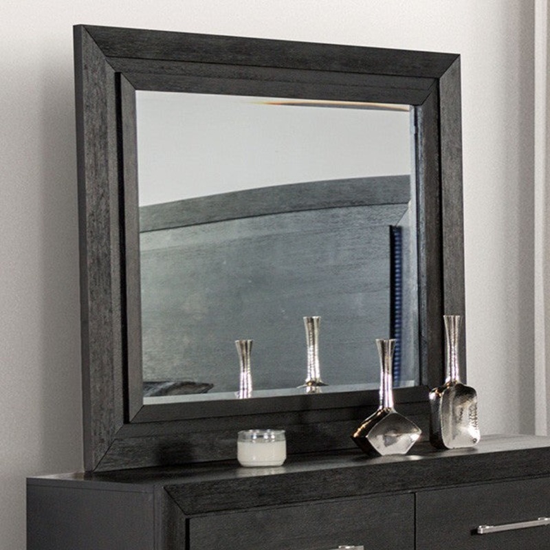 ASHBOURNE MIRROR By FURNITURE OF AMERICA FM7415BK-M